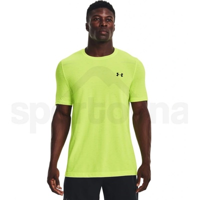 Under Armour neonově sportovní tričko UA Seamless Grid SS zelené