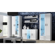 Cama Meble Soho S6 2D2S bílá / bílý lesk