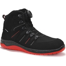 Elten MADDOX BOA black-red Mid ESD S3 obuv