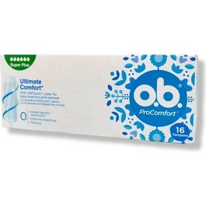  O. B хигиенни тампони, ProComfort, Super plus, 16 броя
