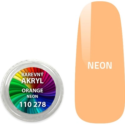 Expa nails akryl pudr neonový orange 4 ml