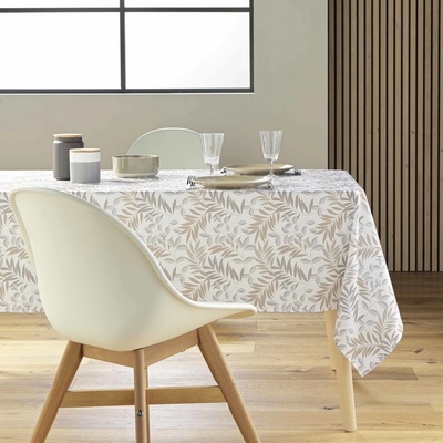 Douceur d'intérieur Ubrus odolný proti skvrnám s listovým vzorem 145x240cm