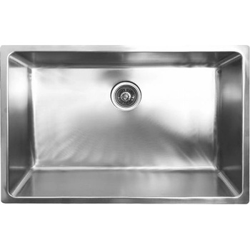 Inter Ceramic Кухненска мивка 7444T САТЕН, Inter Ceramic, неръждаема стомана, със сифон, 74x44см (7444T)