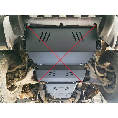 Scut Motor - Румъния Метална кора под скоростната кутия и диференциал mitsubishi l200 от 2006 (72312)