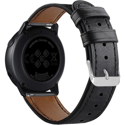 Eternico Leather Band universal Quick Release 20mm černý AET-SMQRLEA25B-20 – Zboží Mobilmania