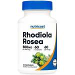 Nutricost Rhodiola Rosea, 500 mg, 60 капсули, Nutricost (93767 (176101) NC)