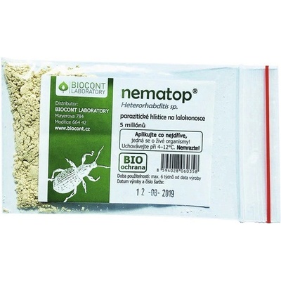 BioTomal Nematop parazitické hlístice proti larvám lalokonosců – Hledejceny.cz