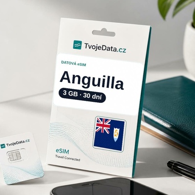 eSIM Anguilla 3 GB / 29 dní - Anguilla PEG44RAO5