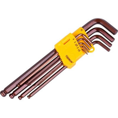 Hoteche Sada extra dlhých kľúčov imbusových s guličkou 9-dielna S2 HT260620