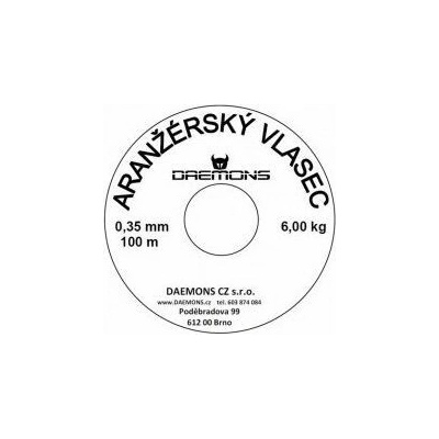 Daemons aranžérsky 100 m 0,15 mm 1,50 kg
