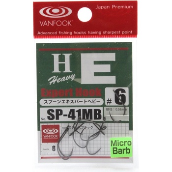 Vanfook Expert Hook Heavy Wire Micro Barb vel.1 8 ks