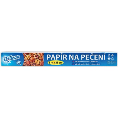 Q-Clean Papír na pečení 8m x 38cm