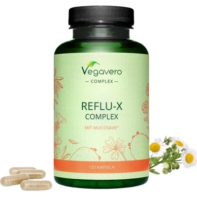 Vegavero Reflu - X Complex mit Mucosave [120 капсули]
