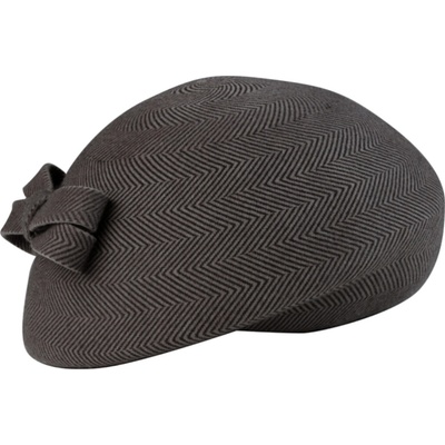 Fiebig Headwear since 1903 Dámská plstěná lodička taupe se vzorem