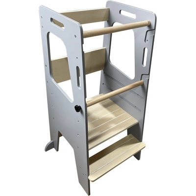 2Kids Toys Rostoucí Učicí věž šedá – Zboží Dáma