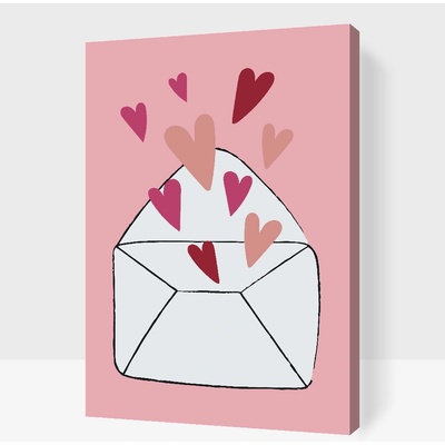 Vymalujsisam.cz Malování podle čísel Dopis z lásky