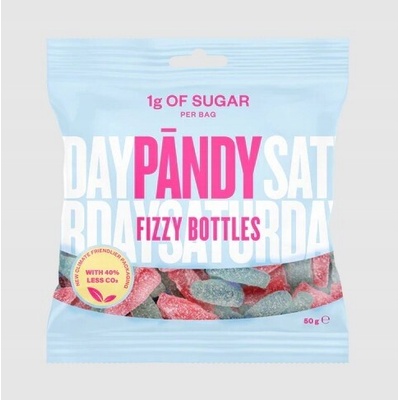 Pandy Candy Fizzy Bottles s vlákninou želé bonbony bez cukru 50 g
