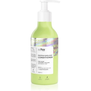 so! flow Low Porosity Hair Protein-Emollient Conditioner балсам за коса без обем 400ml