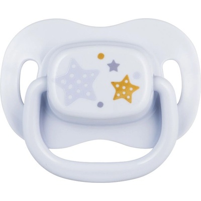 Canpol Силиконова залъгалка Canpol - Newborn Baby, 0-6 месеца, синя (22/580_blu)