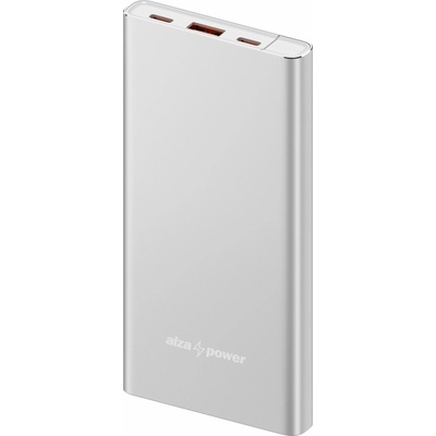 AlzaPower Metal Gen2 10000 mAh strieborná
