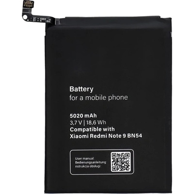 Gigapack Redmi Note 9 GIGAPACK батерия 5020mAh LI-Polymer BN54 съвместима GP-126397 (GP-126397)