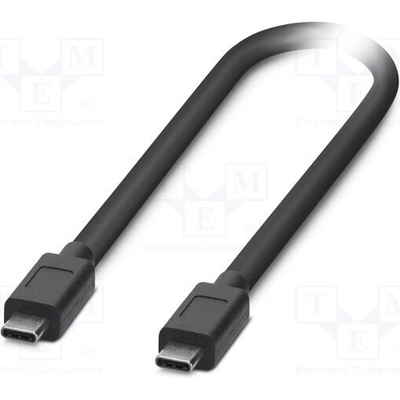 Phoenix Contact 1333213 USB 3.2, USB C vidlice,z obou stran, 2m, černý