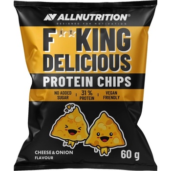Image 1 of AllNutrition F**King Delicious Protein Chips - 31% Protein [60 грама] Сирене с лук