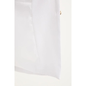 Fracomina Сако Fracomina в бяло с едно копче с изчистен дизайн FS25SJ3002W47601 (FS25SJ3002W47601)