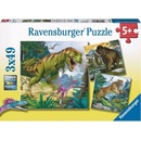 Ravensburger Pravěká zvířata 3 x 49 dílků