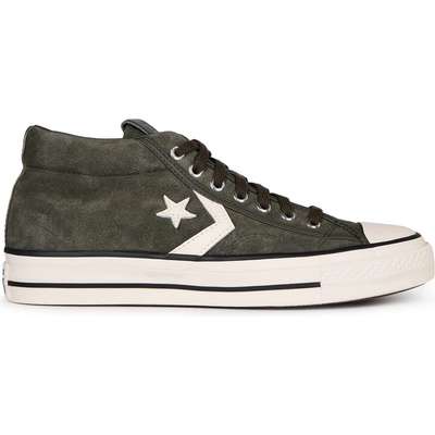 Converse Маратонки Converse Men's Star Player 76 Suede High-Top Trainers - CaveGreen/Egret