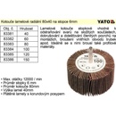 Yato Kotouč lamelový radiální 80 x 40 x 6 mm P40 YT-83381