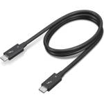 Lenovo 4X91K16968 кабел Thunderbolt 0, 7 м 40 Гбит/с Черен (4X91K16968)