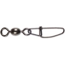 Black Cat karabinka s Obratlíkom Cross Lock Swivel veľ.1 55 kg 5 ks