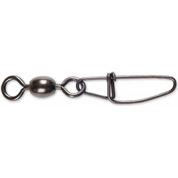 Black Cat karabinka s Obratlíkom Cross Lock Swivel veľ.1 55 kg 5 ks