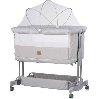 Chipolino Бебешка кошара за съвместен сън Chipolino - Zen, платина (KOSZE0261PL)