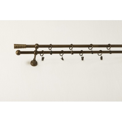 Garol Garnýž kovová antik Torino attractive dvouřadá 120 cm