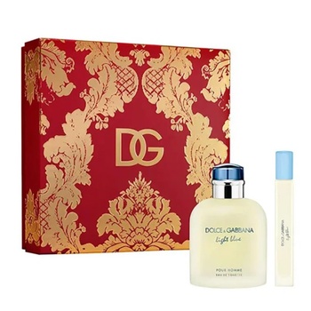 Dolce&Gabbana Light Blue подаръчен комплект за мъже Размер EDT 125 ml + EDT 10 ml