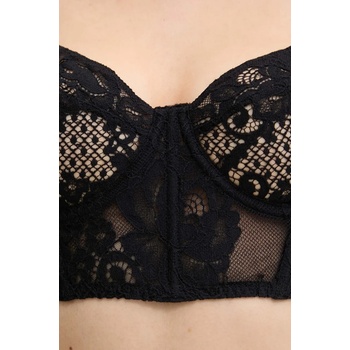 Zhilyova Сутиен Zhilyova Sicilia Corsage в черно от дантела с изчистен дизайн 148010501 (148010501)