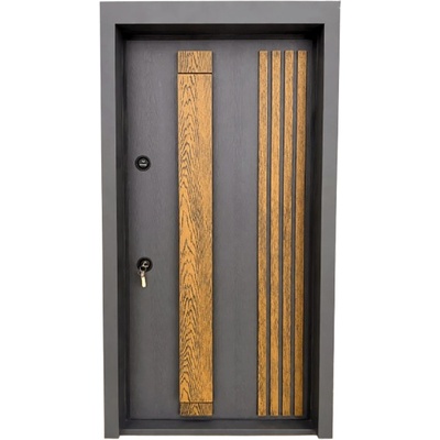 Starsteeldoor Блиндирана врата Outdoor - MFS MODENA Антрацит (цена без монтаж)