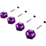 Arrma шестостенен държач за колело 12mm, лилав (4)