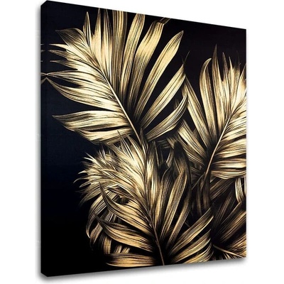 Zlatý dotyk na plátne Timeless Elegance - 70x70 cm
