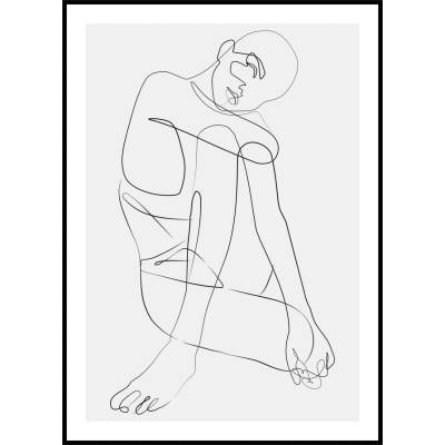 Jen tak z lásky Plakát Můza Rozměr plakátu: 30 x 40 cm, Barva pozadí: Šedá