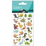 Clairefontaine Rhodia 3D Convex Dinosaurs Stickers