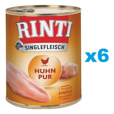 Rinti Adult Singlefleisch Chicken Pure 6 x 800 g