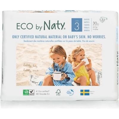 Naty Екологични Бебешки пелени Еco by Naty 3-midi от4-9кг 30бр (n-8200211)