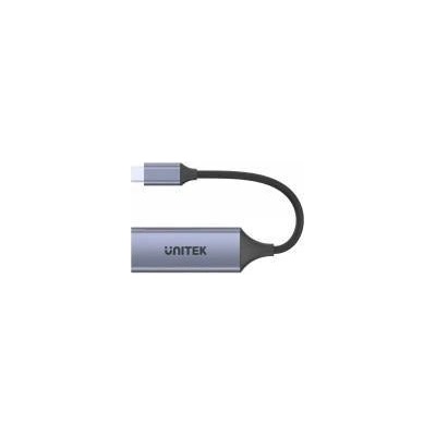 Unitek Adapter USB-C - RJ45 1Gbit LAN, PD 100W