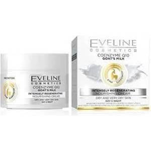 Eveline Cosmetics Nature Line Дневен и нощен крем с Q10 и козе мляко 50 ml