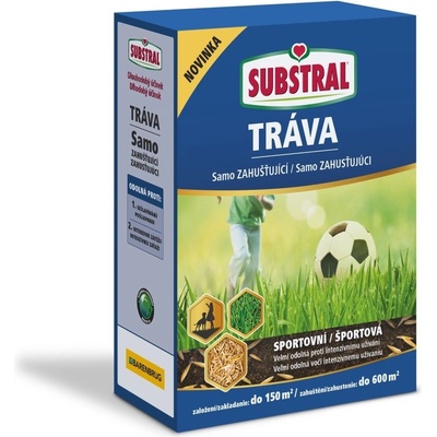 Substral Travní směs hřištní samozahušťující, 3 kg, 150–⁠600 m² 1006112
