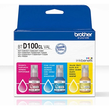 Brother original ink BTD100CLVAL, CMY, 3x5000str (BTD100CLVAL)
