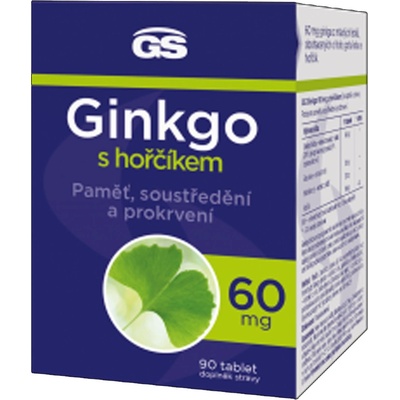 GS Ginkgo 60 mg s hořčíkem 90 tablet